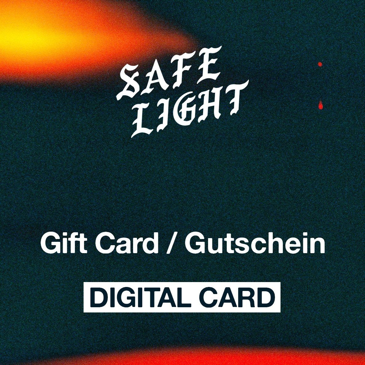 Safelight Gift Card / Gutschein - Digital
