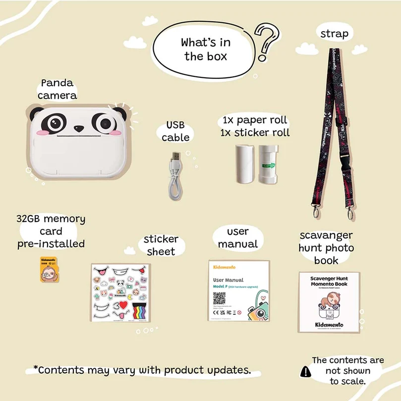 KIIMENTO Panda Print Camera - Image 9