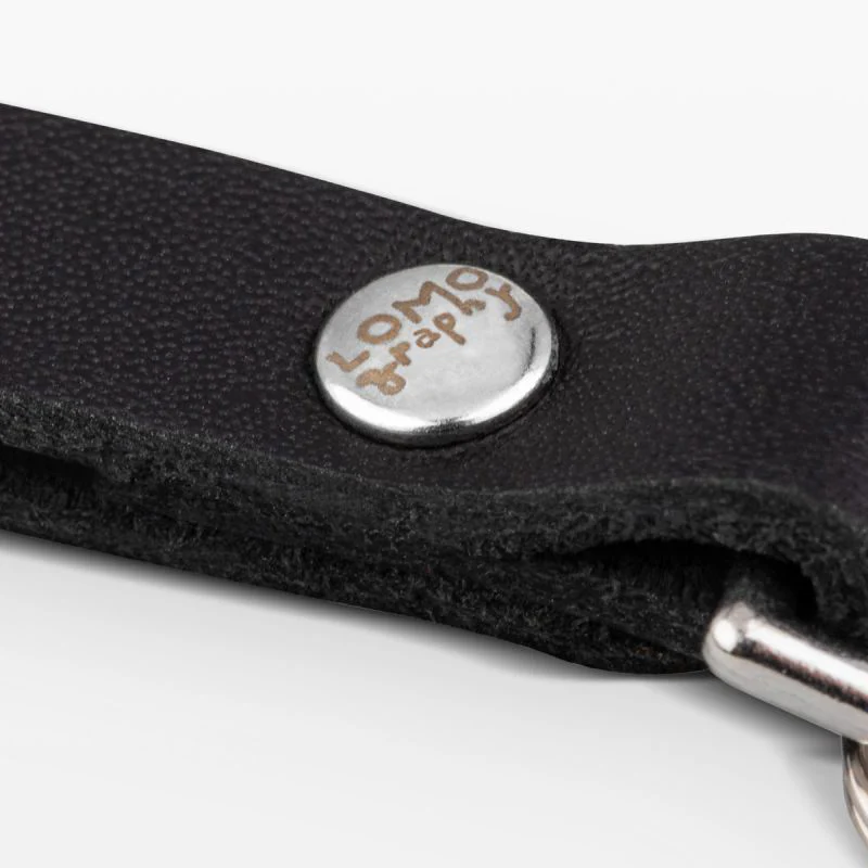 LOMO Black Leather Wrist Strap - Image 3