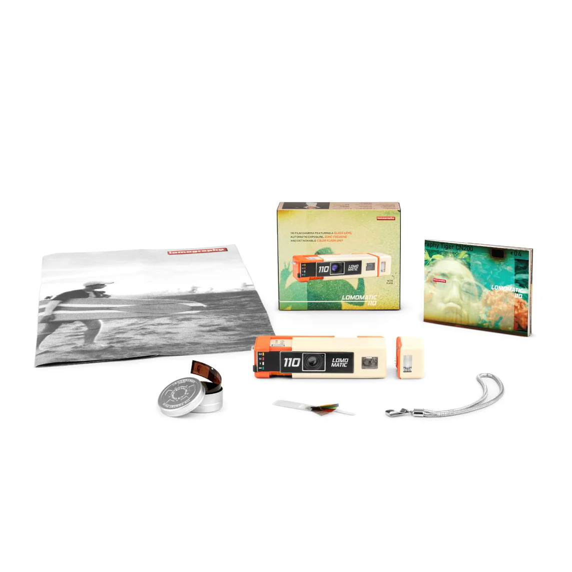 Lomomatic 110 Camera & Flash 'Golden Gate' - Image 5