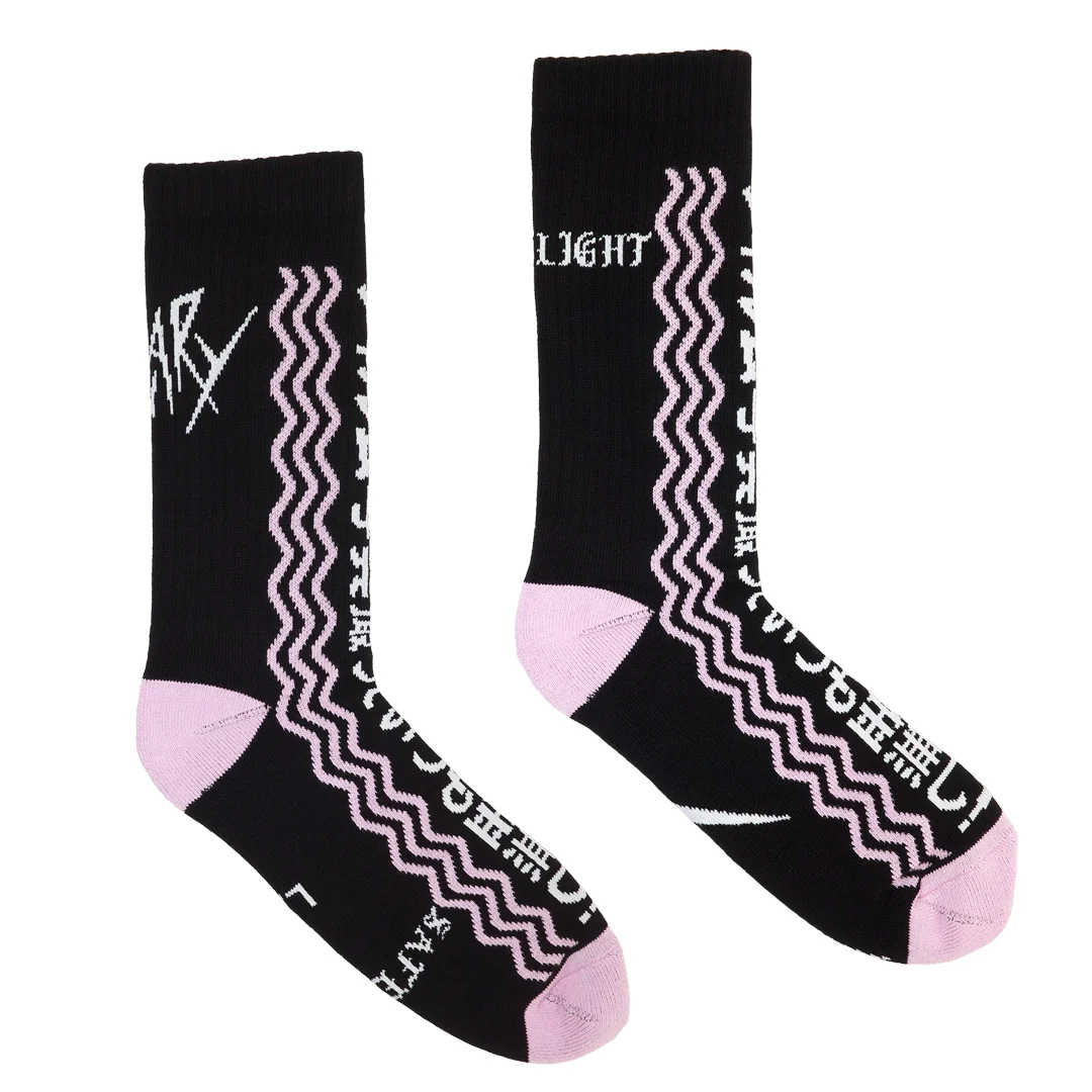 SAFELIGHT X SCARY "Berlin Sakura" Socks