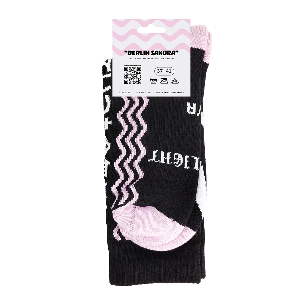 SAFELIGHT X SCARY "Berlin Sakura" Socks - Image 3