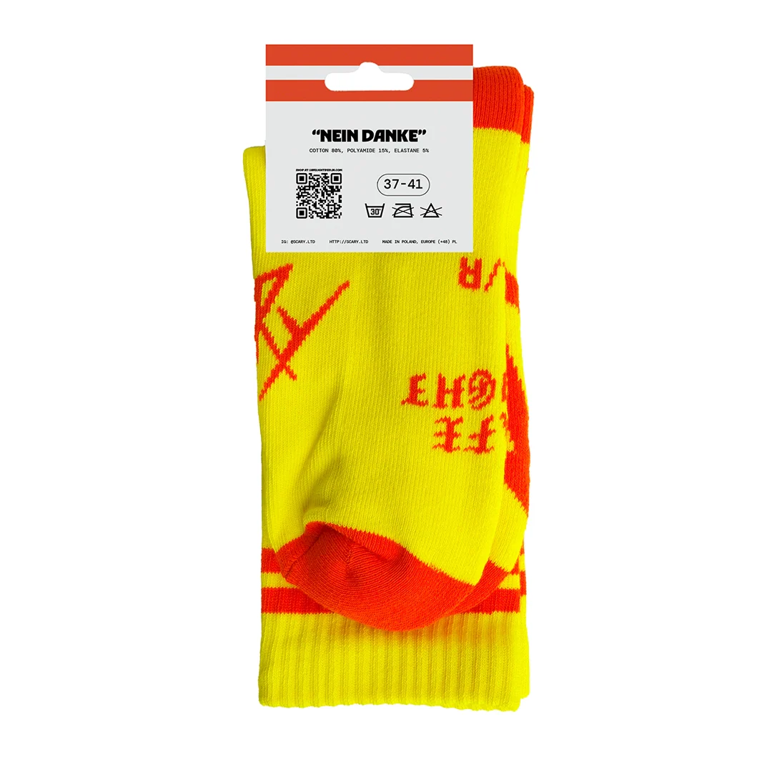 SAFELIGHT X SCARY "Nein Danke" Socks - Image 3