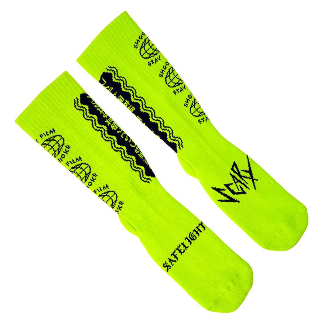 SAFELIGHT X SCARY "Neon Tokyo" Socks - Image 4